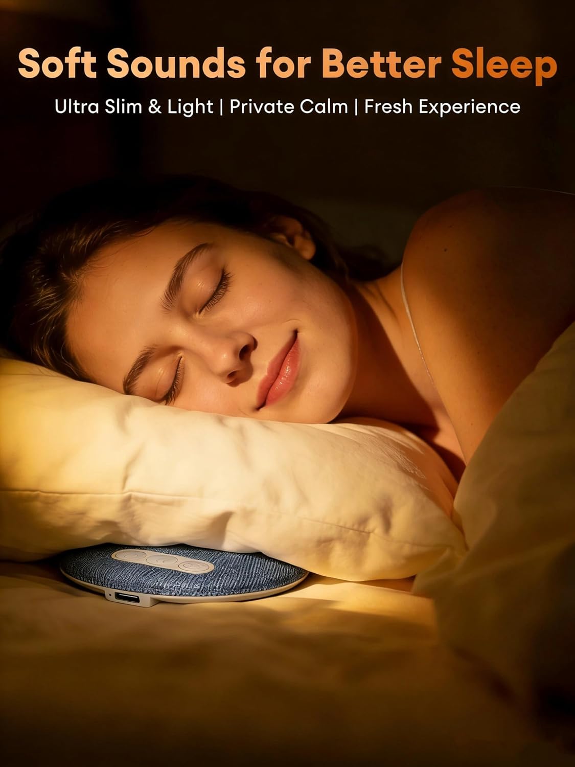 Ultra-Thin Music Pillow Speaker