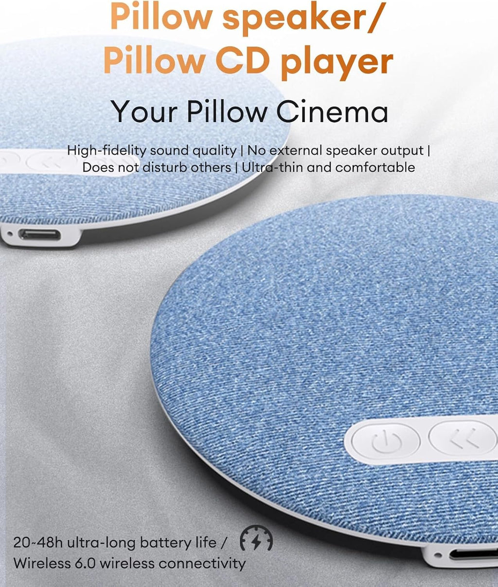 Ultra-Thin Music Pillow Speaker